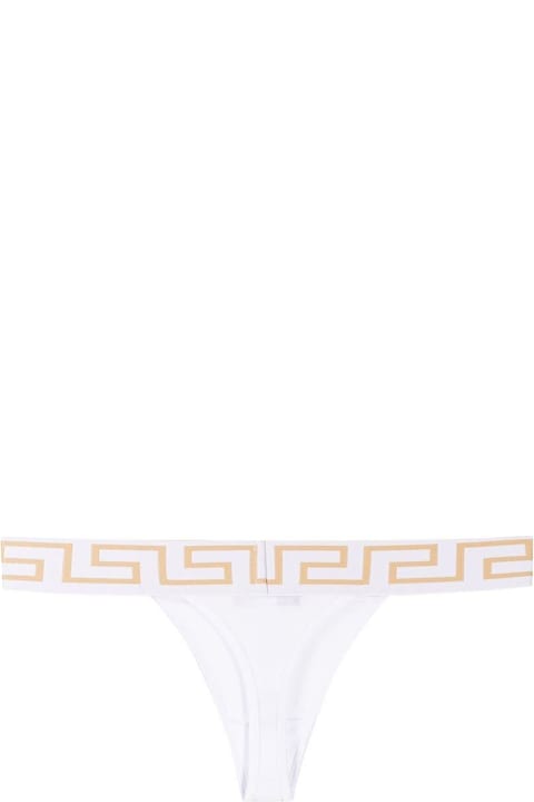 Underwear & Nightwear for Women Versace Greca Border Stretched Thong