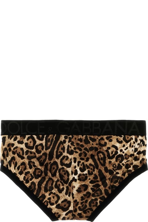 Underwear for Men Dolce & Gabbana Animal Print Boxers