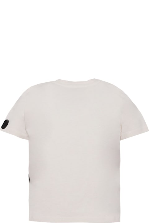 Homeware Bonpoint Ivory T-shirt For Girl With Print