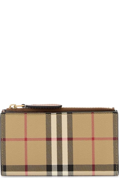 Burberry Printed Canvas Wallet