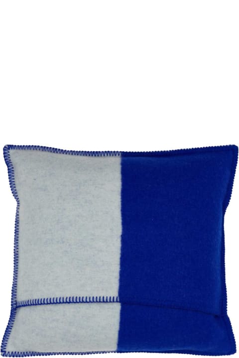 Sale for Homeware Burberry Two-tone Wool Pillow