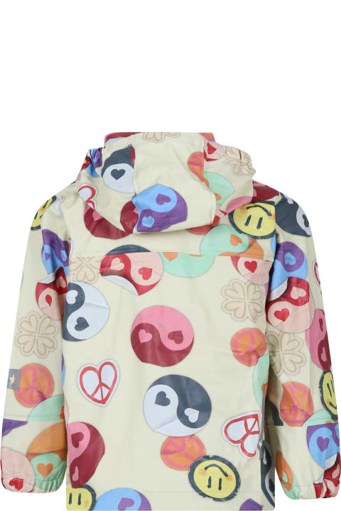 Molo Coats & Jackets for Girls Molo Ivory Zan Windbreaker For Girl