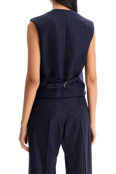 Blazé Milano Clothing for Women Blazé Milano Feral Pinstriped Waistcoat