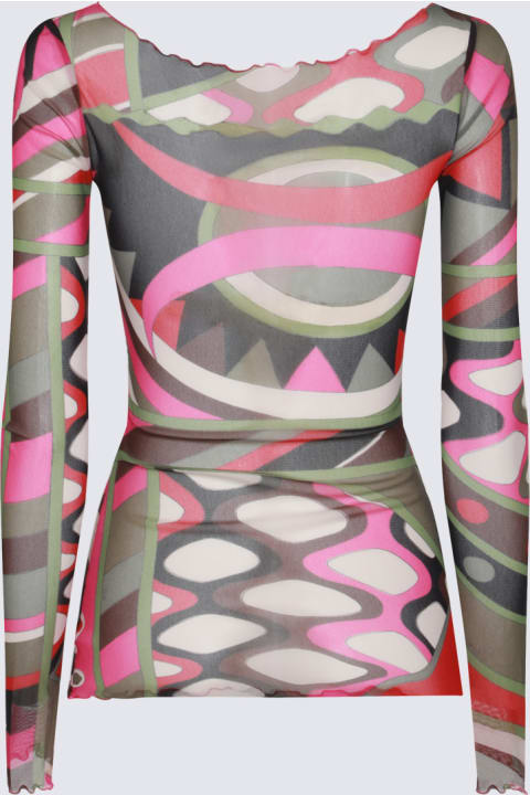 Fashion for Women Pucci Pink And Multicolor T-shirt