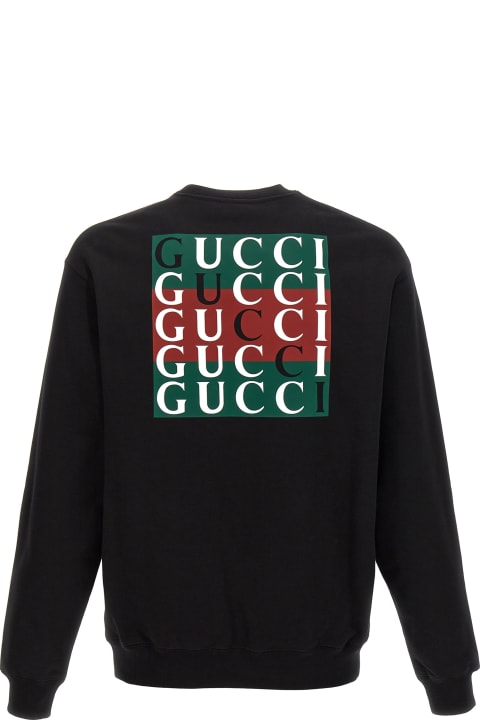 Gucci Clothing for Men Gucci Logo Print Sweatshirt