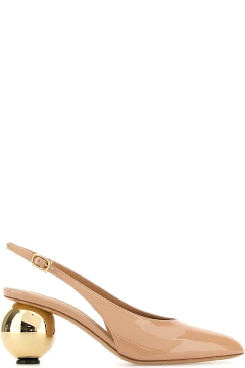 Ferragamo Skin Pink Leather Tessie 70 Pumps | italist Ferragamo Skin Pink Leather Tessie 70 Pumps | italist