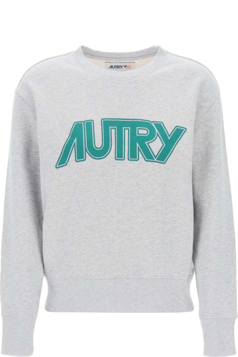 ウィメンズ Autryのフリース＆ラウンジウェア Autry Sweatshirt With Maxi Logo Print