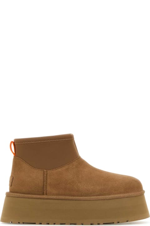 Homeware UGG Camel Suede Mini Dipper Ankle Boots