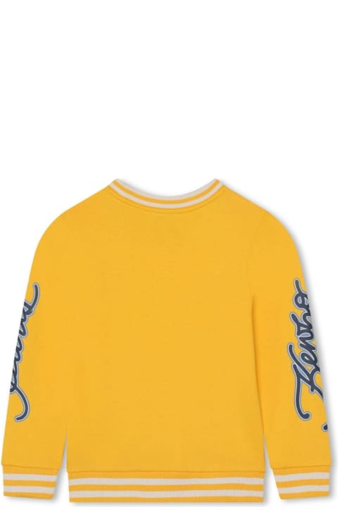 Kenzo Kids Sweaters & Sweatshirts for Boys Kenzo Kids Felpa Con Ricamo