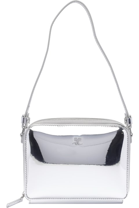 Courrèges Shoulder Bags for Women Courrèges Mirror Chained Cloud Bag