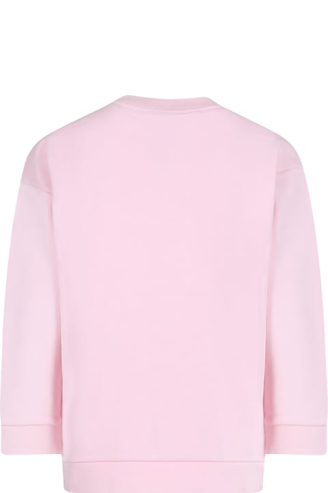 キッズ新着アイテム Fendi Pink Sweatshirt For Girl With Fendi Logo