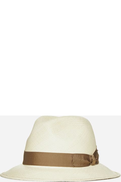 メンズ 帽子 Borsalino Quito Mid Brim Panama Hat