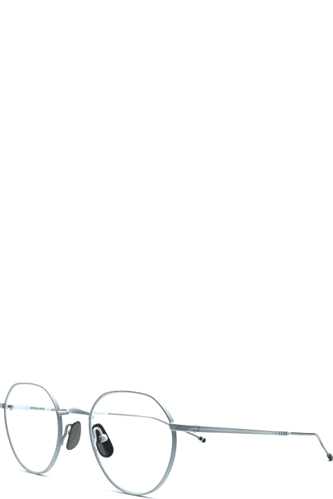 メンズ Thom Browneのアイウェア Thom Browne Round - Gunmetal Rx Glasses