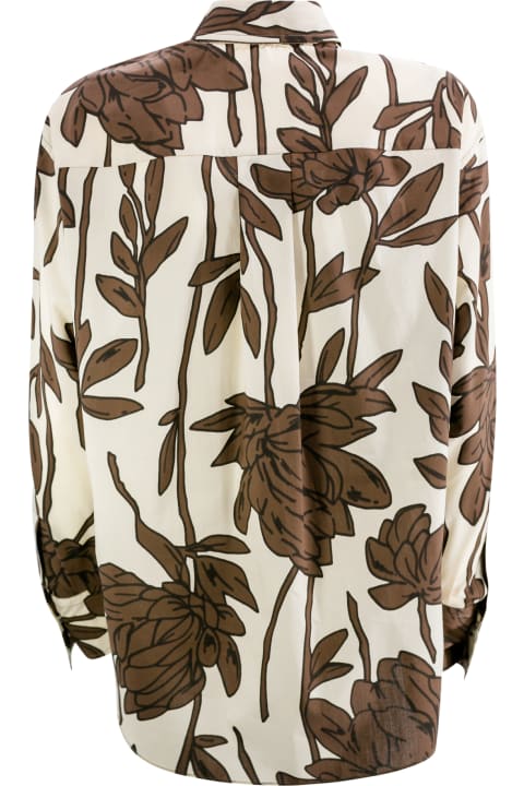 Fashion for Women Brunello Cucinelli Floral-print Cotton Shirt