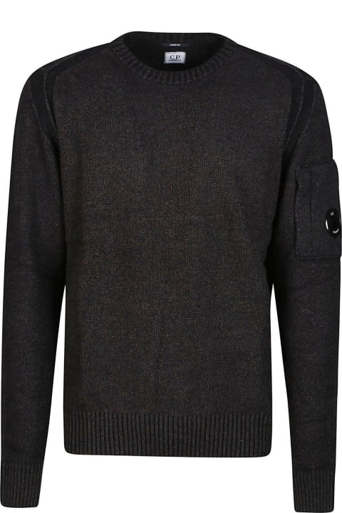 C.P. Company Sweaters for Men C.P. Company Crewneck Sleeved Sweater
