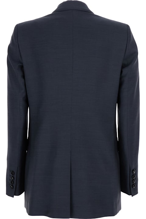 Homeware Blazé Milano 
aile
 Blue Double-breasted Jacket With Peak Revers In Wool Blend Woman