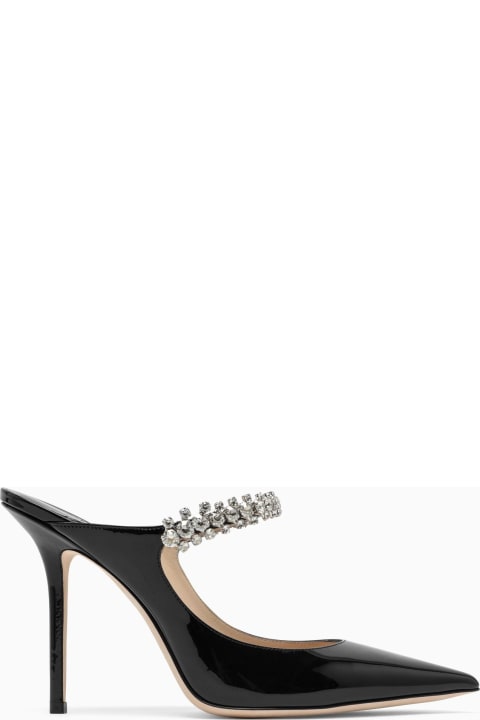 Jimmy Choo Sandals for Women Jimmy Choo Black Bing Pumps With Crystals