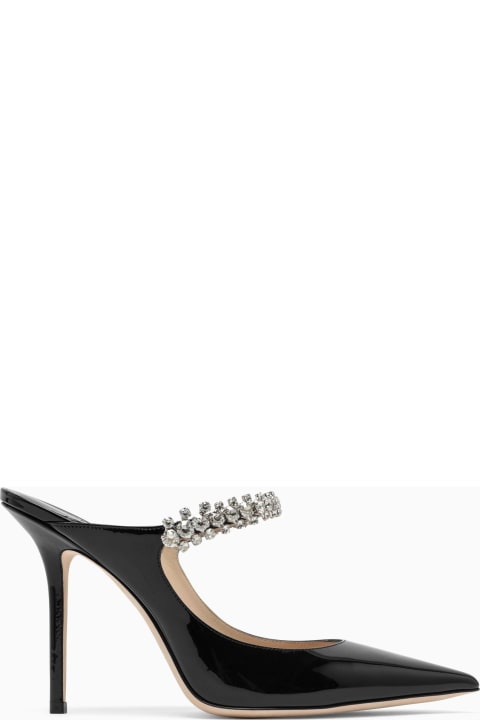 Homeware Jimmy Choo Black Bing Pumps With Crystals