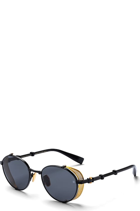 Eyewear for Men Balmain Brigade-i - Matte Black / 18k Gold Sunglasses