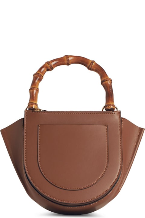 Wandler for Women Wandler Brown Leather 'hortensia' Mini Bag