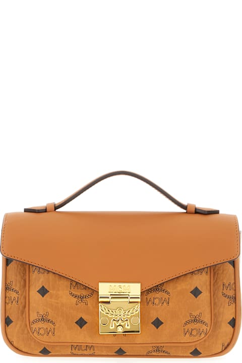 Homeware MCM Printed Synthetic Leather Crossbody Bag