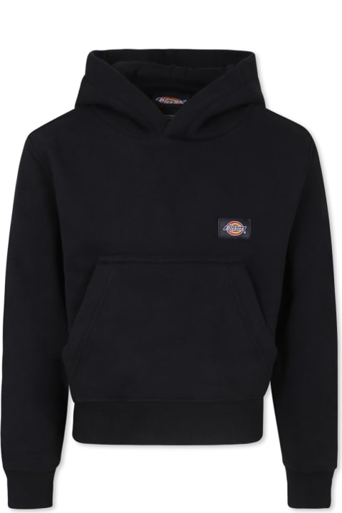 Dickies for Boys Dickies Black Sweatshirt For Boy With Logo