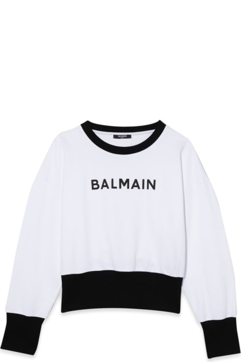 Topwear for Girls Balmain Sweatshirt With Logo