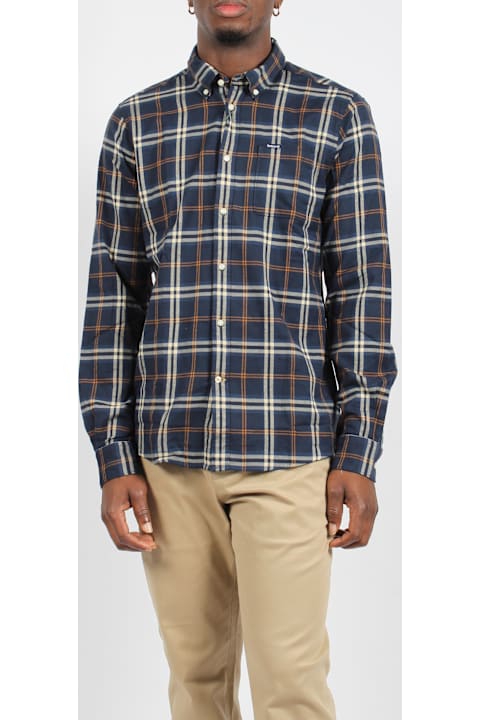 Barbour قمصان لـ القسم الرجالي Barbour Crossfell Shirt