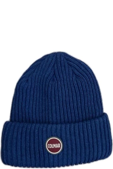 Hats for Women Colmar Logo-patch Knitted Beanie