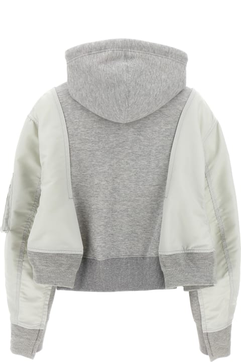 ウィメンズ Sacaiのフリース＆ラウンジウェア Sacai 'sponge' Hoodie