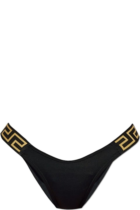 Jumpsuits for Women Versace Logo Band Swimsuit Bottoms