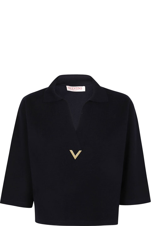 Sweaters for Women Valentino Garavani Wool Solid Sweater