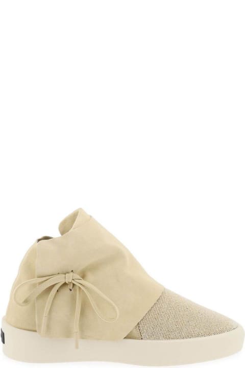 Fear of God Kids Fear of God Moc Bead-detailed Round-toe Sneakers