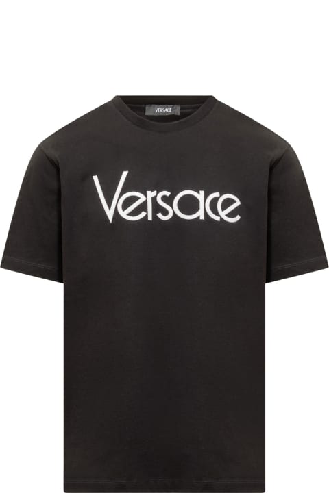メンズ Versaceのトップス Versace T-shirt With 1978 Re-edition Logo