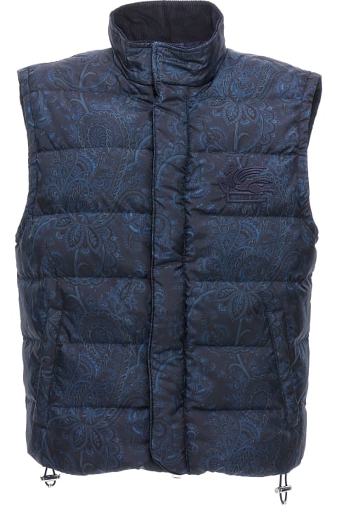 Etro Coats & Jackets for Men Etro 'paisley' Vest