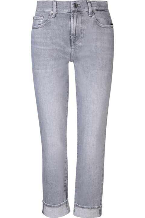7 For All Mankind Jeans for Women 7 For All Mankind Relaxed Skinny Grey Jeans