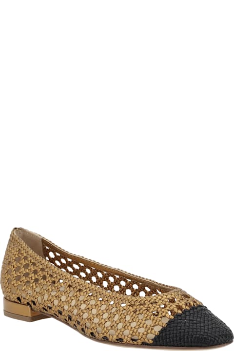 Francesco Russo Shoes for Women Francesco Russo Woven Ballerinas