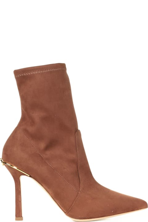 Ankle Boot In Stretch Suede