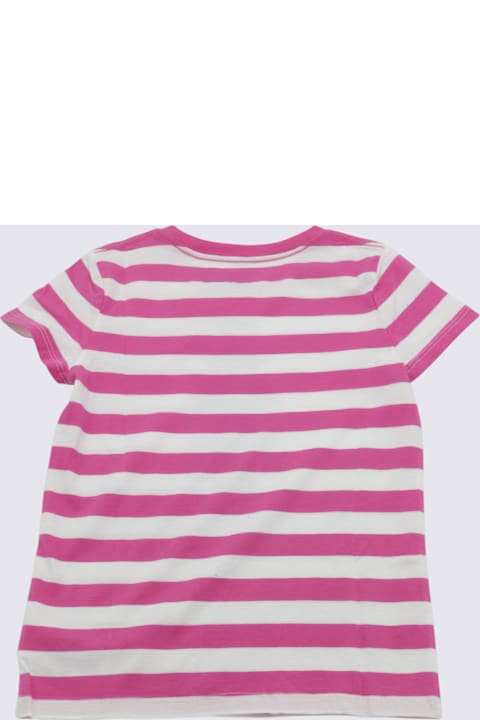 Homeware Polo Ralph Lauren Pink And White Cotton T-shirt