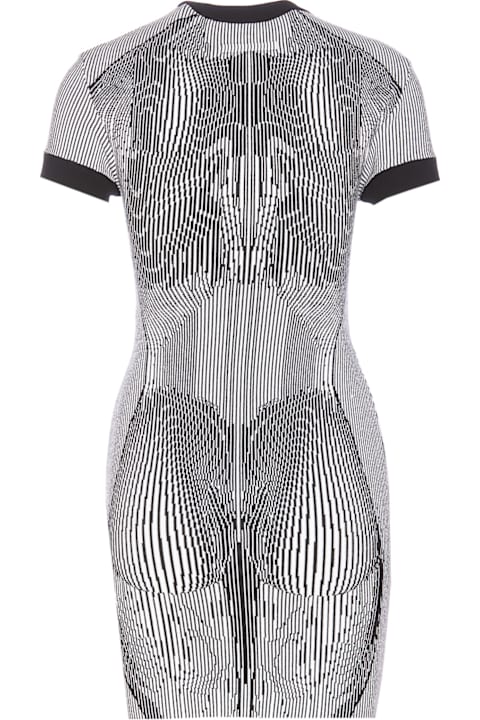 Jean Paul Gaultier Dresses for Women Jean Paul Gaultier The Short Morphing Pinstripes Dress