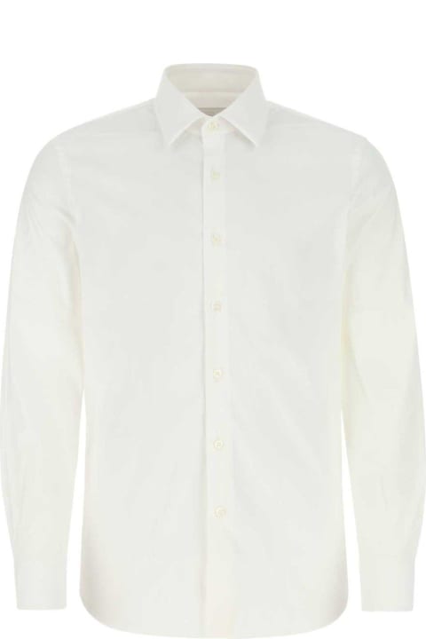 Shirts for Women Prada Long Sleeved Buttoned Shirt