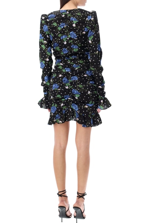 Fashion for Women Rotate by Birger Christensen Satin Ruffle Mini Dress