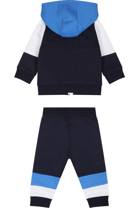 ベビーボーイズ ボトムス Hugo Boss Multicolor Sports Suit For Newborn