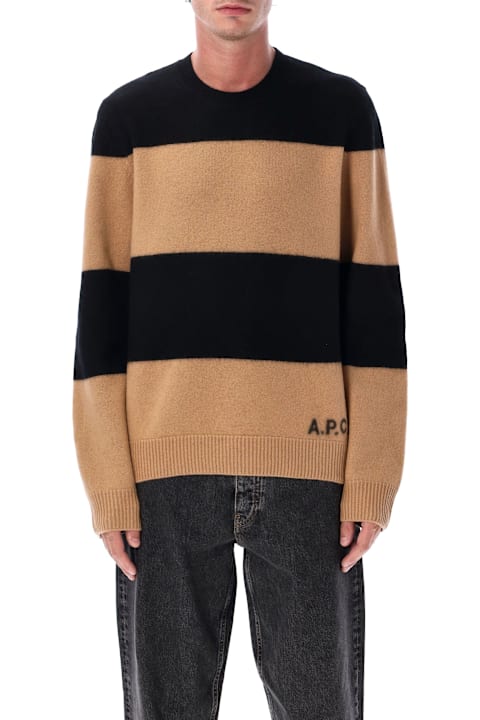 Homeware A.P.C. A.p.c. Edwardo Striped Wool Jumper