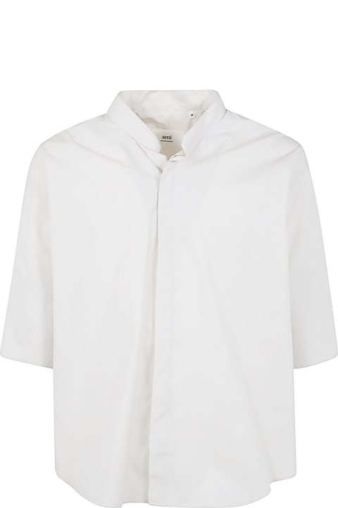Ami Alexandre Mattiussi Shirts for Men Ami Alexandre Mattiussi Mandarin Collar Shirt