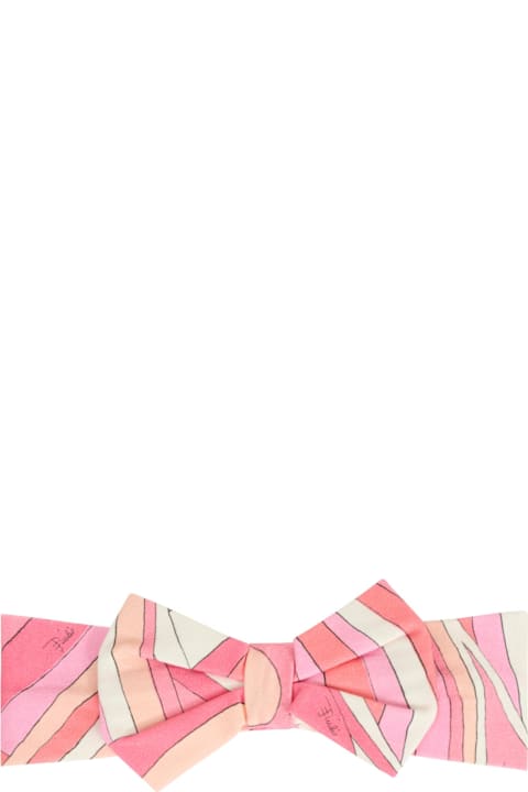 Homeware Pucci Pink Band For Baby Girl With Print