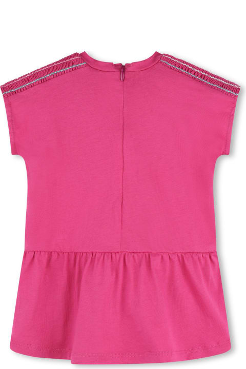 Fashion for Baby Boys Chloé Dress With Embroidered Logo