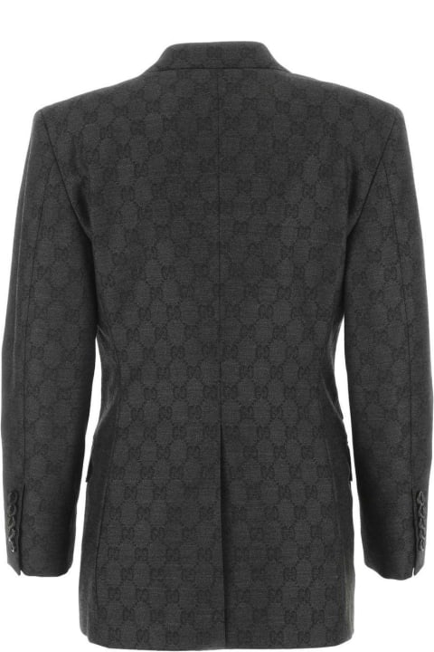 Gucci Clothing for Women Gucci Gg Jacquard Double-breasted Jacket