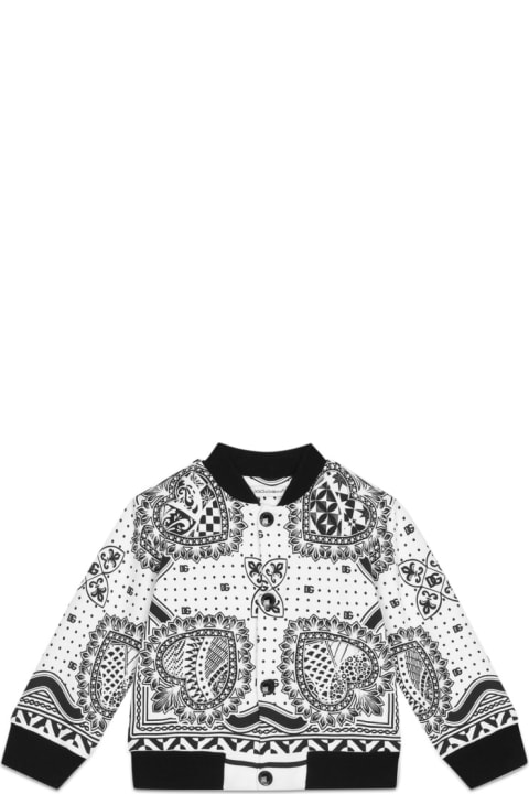 Dolce & Gabbana Sweaters & Sweatshirts for Baby Boys Dolce & Gabbana Sweatshirt With Bandana Buttons