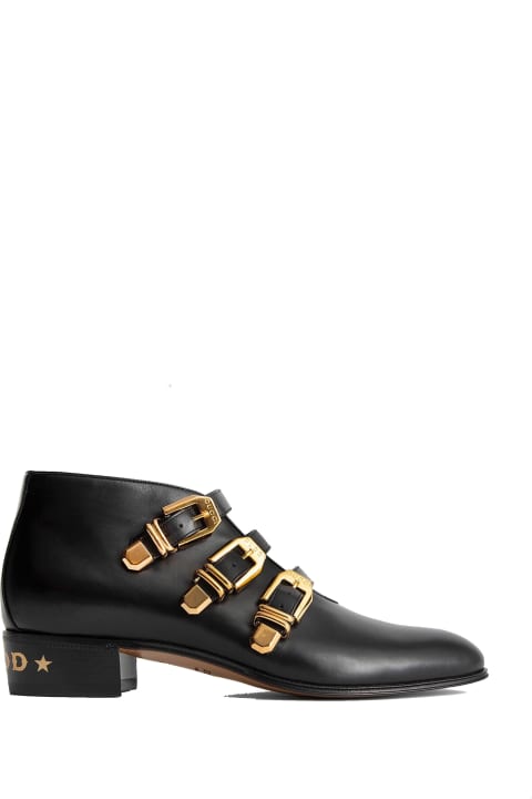 Boots for Men Gucci Leather Ankle Boots